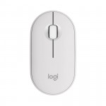 Chuột không dây Logitech Pebble M350s Màu Trắng (Wireless/Bluetooth) _ 910-006986