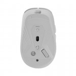 Chuột không dây Edra EM605W màu trắng (Bluetooth, 2.4Ghz)
