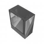 Vỏ case DARKFLASH E330M BLACK No Fan (Matx/Mid Tower/Màu Đen)
