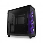 Vỏ máy tính NZXT H6 FLOW RGB ALL BLACK (ATX/Mid Tower/Màu Đen)