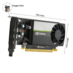 Card màn hình Nvidia T400 4GB (90SKC000-M70AN0) (Asus Server Accessory)