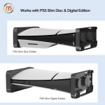 Đế đứng 2 in 1 kiêm giá đỡ treo kính VR cho PS5 Slim JYS P5178 -V1 màu đen