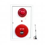 Tổ hợp chuông đèn, nút ấn báo cháy không dây FireSmart FSMBL-001