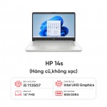 Laptop HP 14s i5 1135G7/8GB RAM/256GB SSD/14" FHD/ Không sạc-Hàng cũ đẹp 95% 