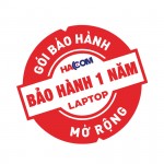 Gói bảo hành mở rộng 12 tháng tại HACOM cho laptop dưới 10 triệu