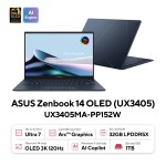 Laptop Asus ZenBook UX3405MA-PP152W (Ultra 7 155H/32GB RAM/1TB SSD/14 3K/Win11/Túi/Xanh)