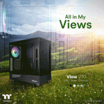 Case Thermaltake View 270 Black (ATX/Mid Tower/Màu Đen/1 Fan)