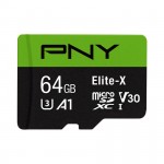 Thẻ nhớ PNY Elite-X MicroSD 64GB Class 10, UHS-I, U3 (P-SDU64GU3100EX-GE)