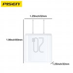 Củ sạc PISEN QUICK- Mr White Tiny USB-C 20W (Lightning) CL1000