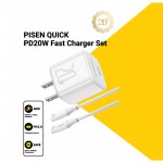 Củ sạc PISEN QUICK- Mr White Tiny USB-C 20W (Type-C) CC1200