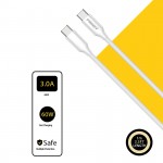 Cáp PISEN QUICK - Mr White USB-C (C-C) PD 60W 1m,fully compatible, trắng - Global