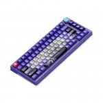 Bàn Phím Cơ Machenike K600T-B82 Tri-mode White Violet GR Purple Switch Led RGB (Shirasaiko) (Có dây/2.4G Wireless/Bluetooth 5.0)