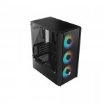 Vỏ Case VITRA CRUISE AX3 BLACK 4FAN RGB (MATX/Màu Đen/Rad top 240)