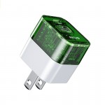 Củ sạc AKUS S140 Mini - 01 CỔNG USB TYPE A + 01 CỔNG TYPE C - MÀU TRẮNG