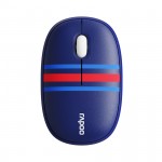 Chuột không dây Rapoo M650 Silent France Blue Red (Bluetooth + Wireless 2.4G)