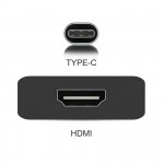 Bộ chuyển đổi Type C sang HDMI 4K30Hz Lention CU207A Màu Bạc