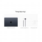 Laptop Apple Macbook Air (MRXN3SA/A) (Apple M3/8C CPU/10C GPU/8GB RAM/256GB SSD/13.6 inch/Mac OS/Xám) (2024)