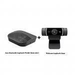 Bộ thiết bị hội nghị truyền hình Webcam Logitech C922 + Loa P710E (Kèm Mic)