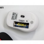 Chuột không dây Fuhlen M06S White (Wireless 2.4Ghz/Silent)