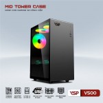 Vỏ Case VSP V500 - ĐEN (mATX/Mid Tower)