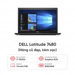 Laptop DELL Latitude 7480 / I7 7600U / 8GB RAM / 256GB SSD / Màn 14 inch FHD / Kèm sạc - Hàng cũ đẹp