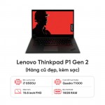 Laptop Lenovo Thinkpad P1 Gen 2 / I7 9750H / 16 GB RAM / 512 GB SSD / Nvidia Quadro T1000 / Màn 15.6 inch FHD / Kèm sạc - Hàng cũ đẹp