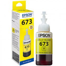 Mực in Epson 673 (Màu vàng) (C13T673400) - dùng cho Máy in màu Epson L805, L850, L1800