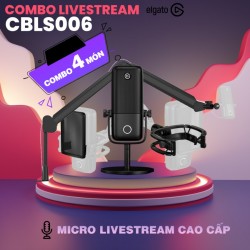 Bộ Sản Phẩm Micro Livestream Cao Cấp (Để Bàn)