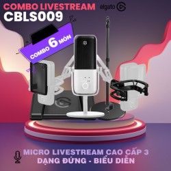 Bộ Sản Phẩm Micro Livestream Cao Cấp 3 (Dạng Đứng - Biểu Diễn)