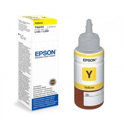 Mực in Epson 664 ( màu vàng ) (C13T664400) - Dùng cho máy in phun màu Epson L121, L1300