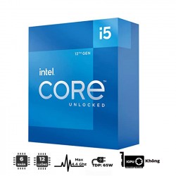 CPU Intel Core i5-12400F (Tray-Không tản nhiệt)