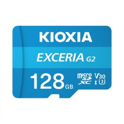 Thẻ nhớ Kioxia 128GB MicroSDXC Exceria G2 UHS-I C10 U3 (LMEX2L128GG4)