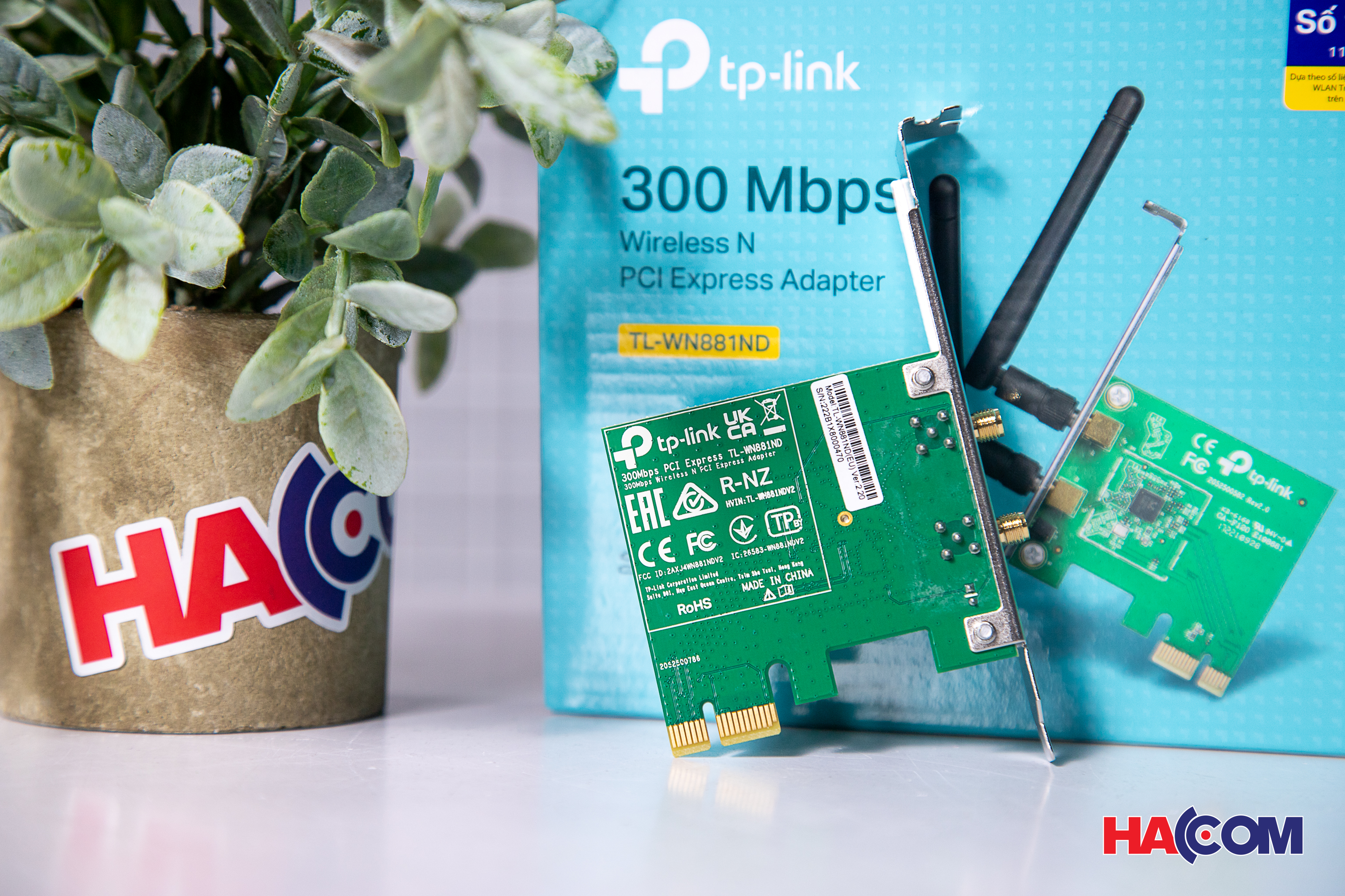 Carte wifi PCI-E 1x TP Link TL-WN881ND - 300 Mbps