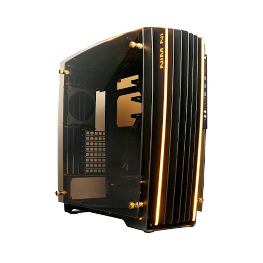 Vỏ Case In-Win H-Frame 2.0 + SII-1065W - 30th Anniversary Premium Signature Combo Full Tower  Đen/Vàng