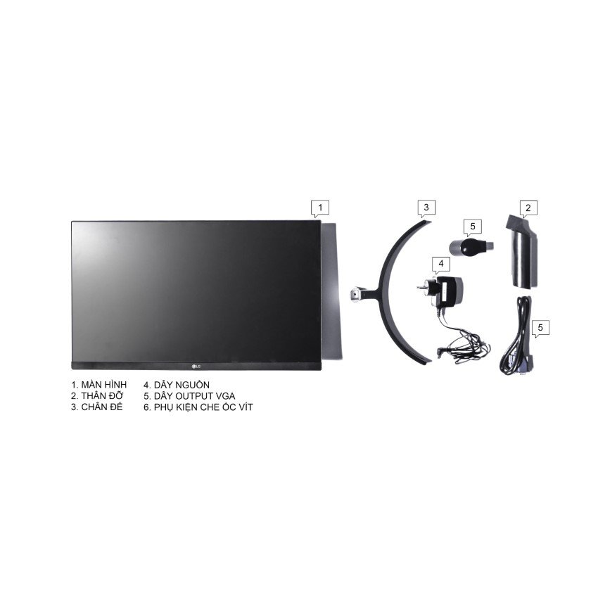 Màn hình LG 24MK600M-B (23.8 inch/FHD/IPS/75Hz/5ms/250nits/HDMI+VGA)