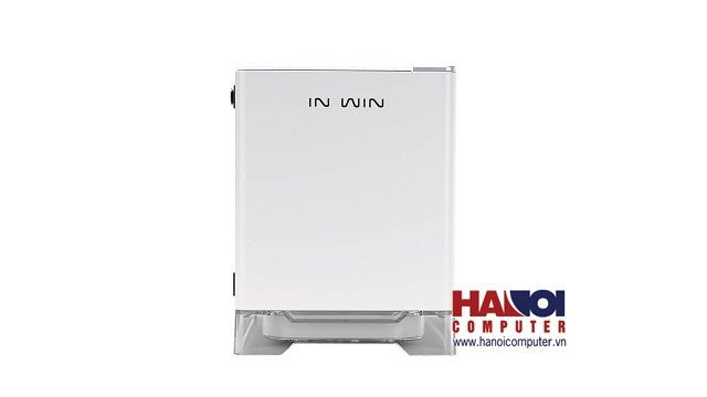 Vỏ Case InWin A1 White Qi Charger - Full Side Tempered Glass Mini-ITX Tower Trắng - Hình 3