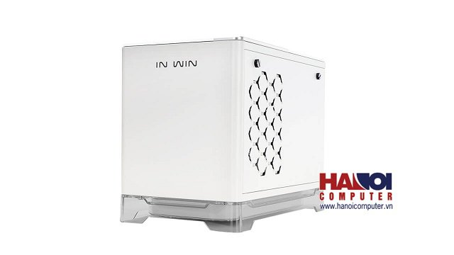 Vỏ Case InWin A1 White Qi Charger - Full Side Tempered Glass Mini-ITX Tower Trắng - Hình 4
