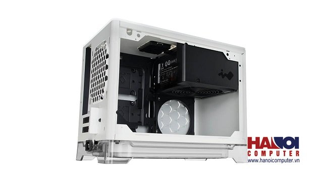 Vỏ Case InWin A1 White Qi Charger - Full Side Tempered Glass Mini-ITX Tower Trắng - Hình 7