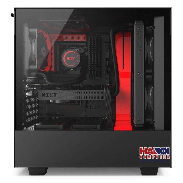 Vỏ Case NZXT H500 MATTE  (Mid Tower/Màu Đỏ)