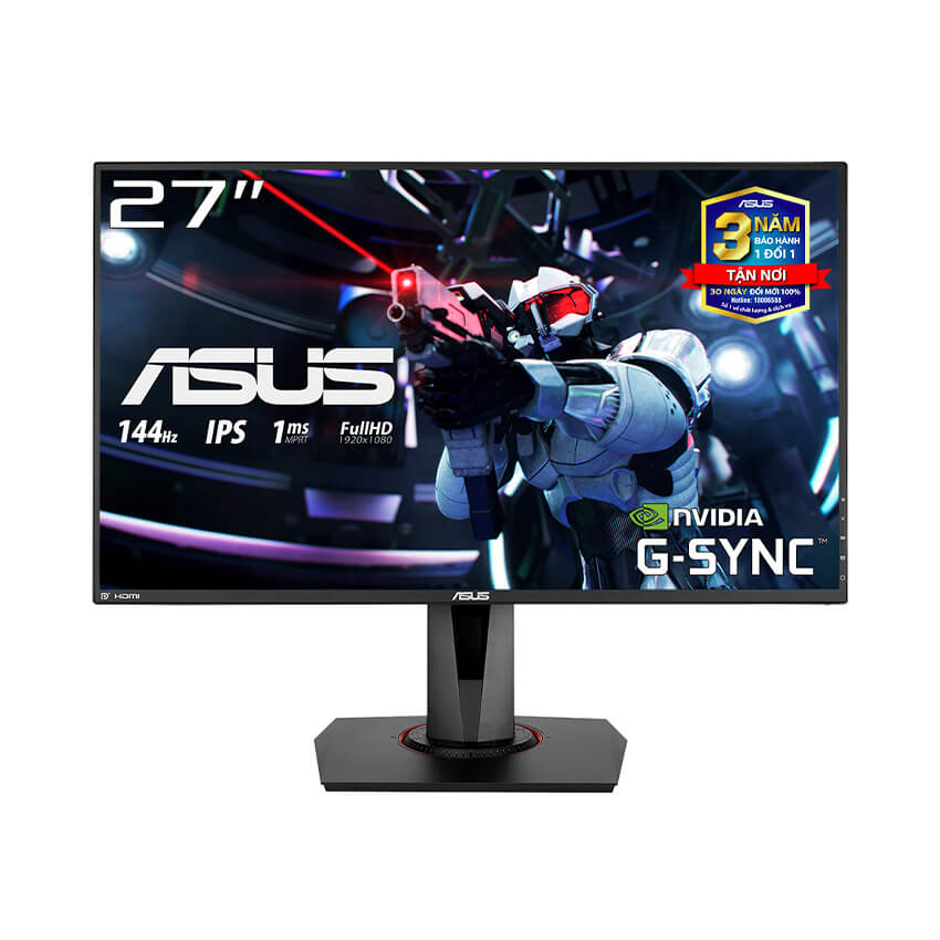 Màn hình Asus VG279Q (27 inch/FHD/IPS/144Hz/1ms/400cd/m²/DP+HDMI+DVI/Loa)