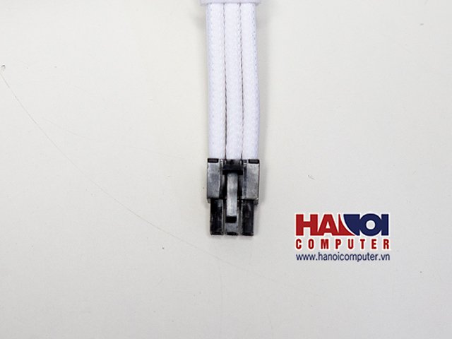 Bộ dây nối dài bọc lưới cao cấp Sleeve Cable - Pure White