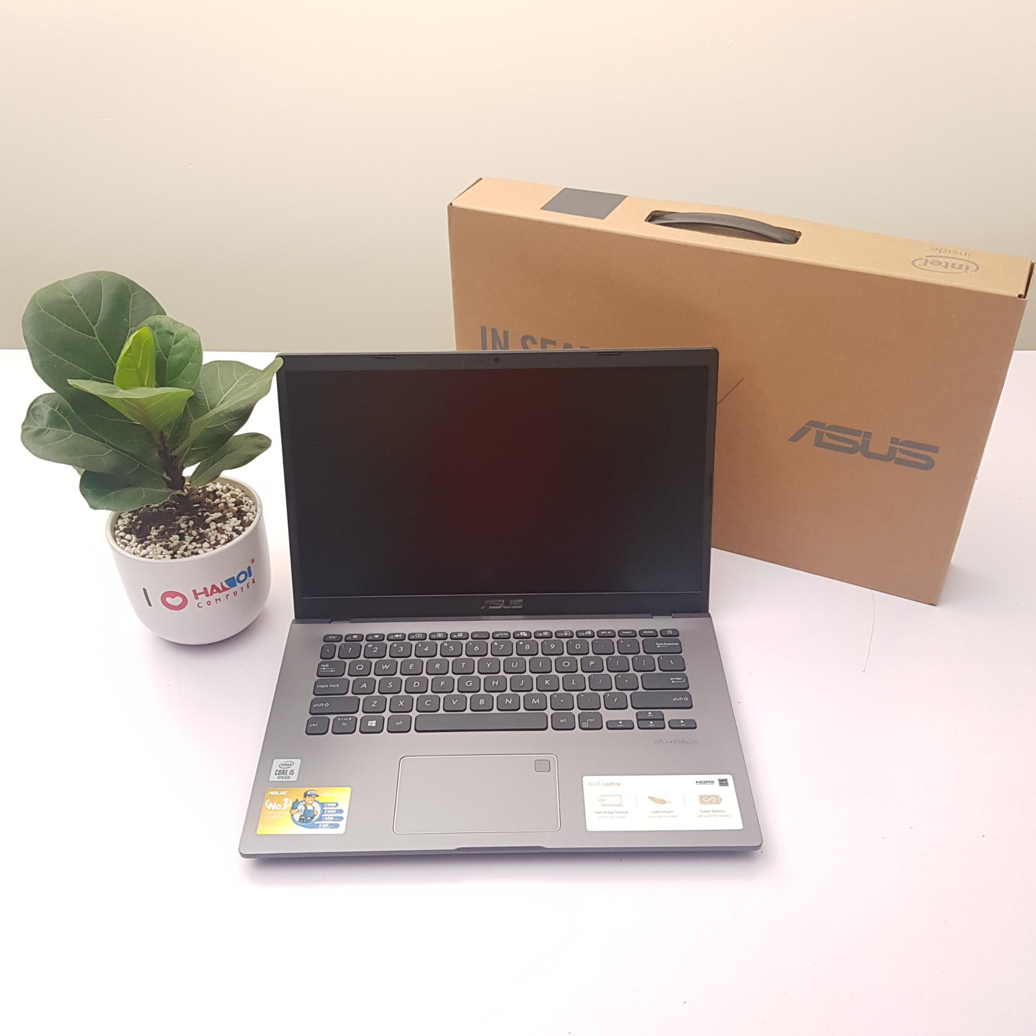 Laptop Asus X409UA-EK093T (i3 7020U/4GB RAM/1TB HDD/14 inch FHD/FP/Win 10) - Hình 9