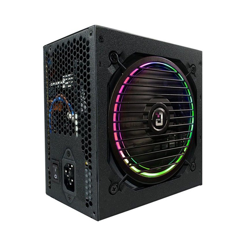 Nguồn Jetek E650 650W (Màu Đen/Led RGB ) - Hình 3