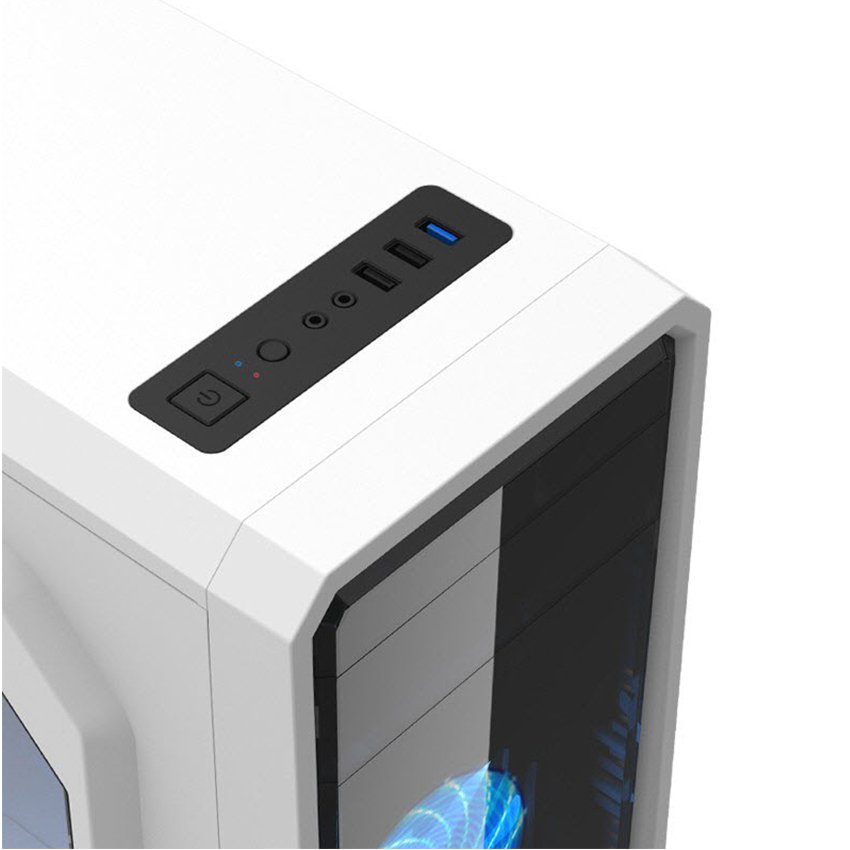 Vỏ Case GAMEMAX G361 (Mid Tower/Mầu Trắng) - Hình 4