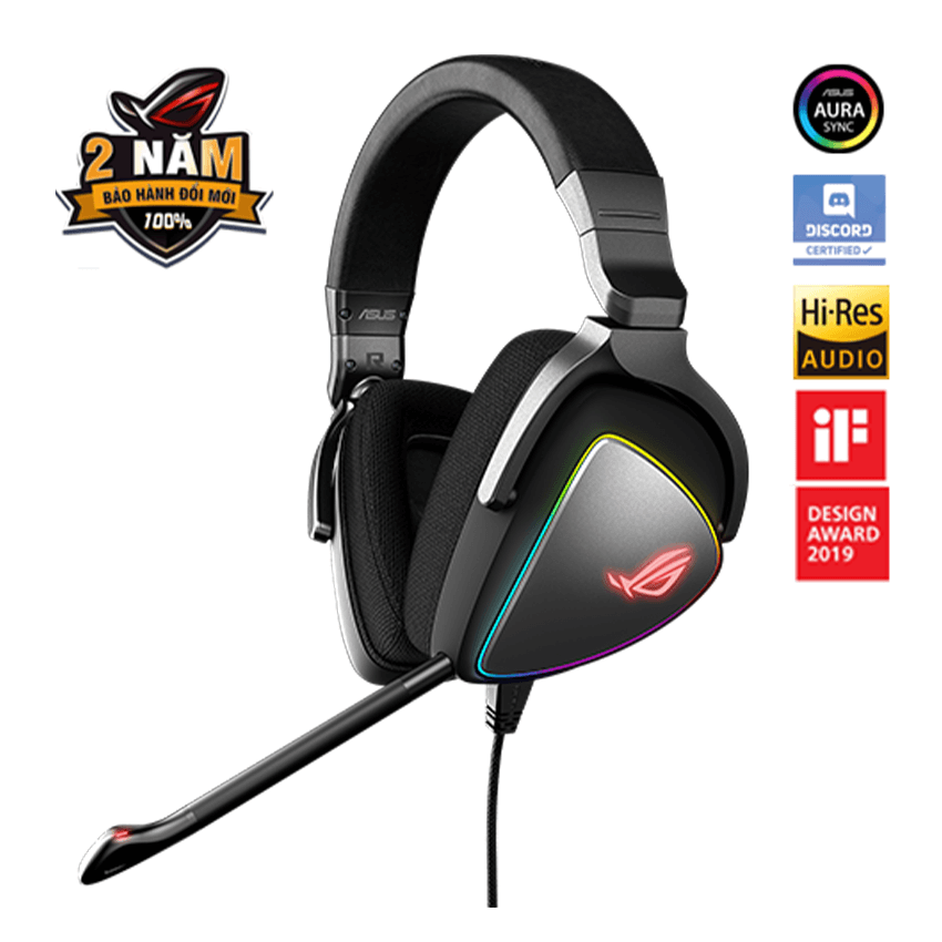 Tai nghe Gaming ASUS ROG DELTA - USB-C Hi-RES AUDIO GAMING HEADSET