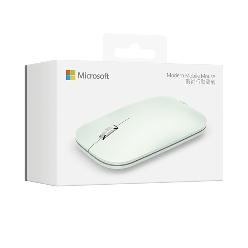 Chuột không dây Microsoft Bluetooth Bluetrack Modern Mobile (Màu bạc hà KTF-00020)