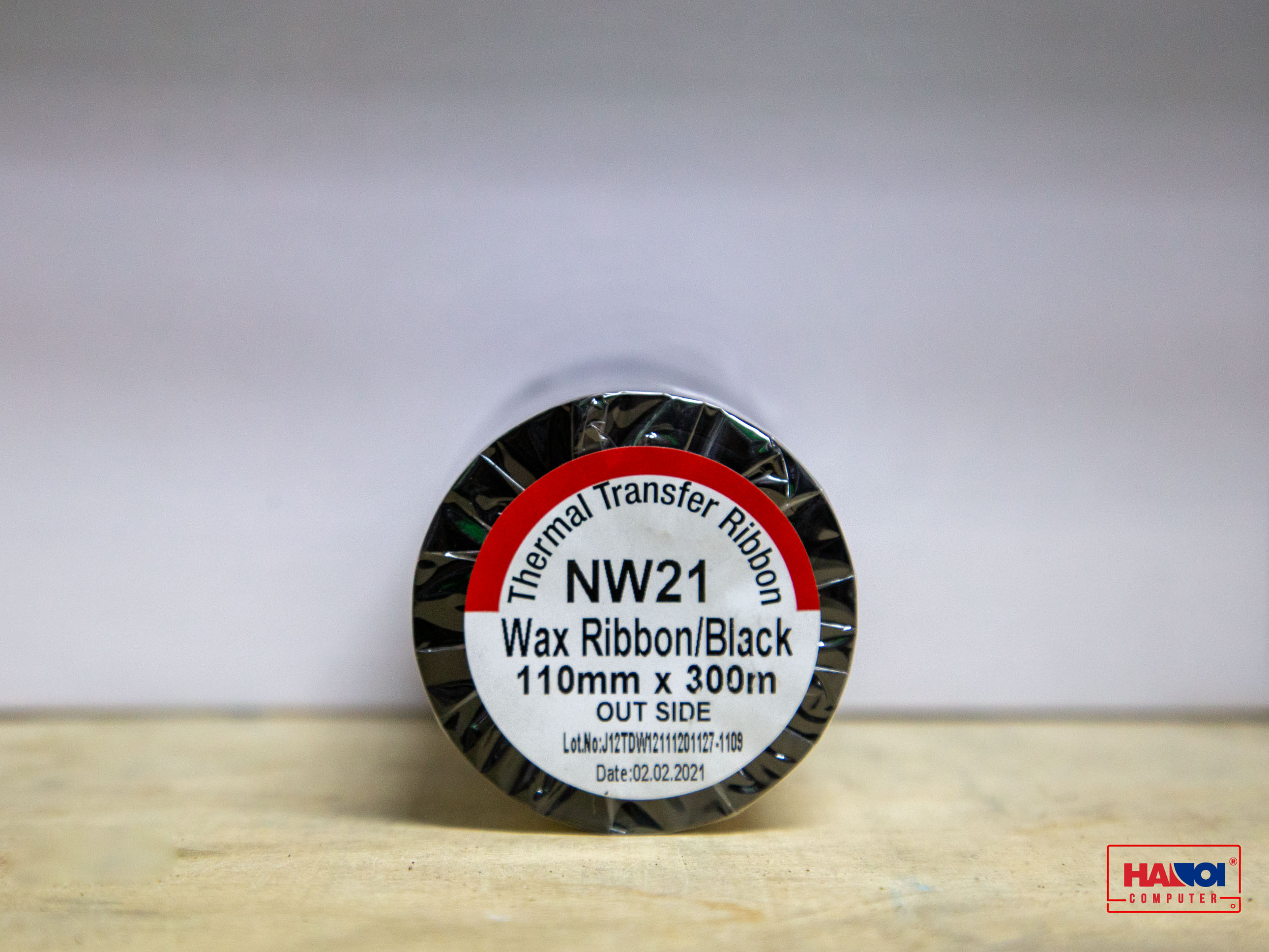 Ribbon in mã vạch Wax NW21