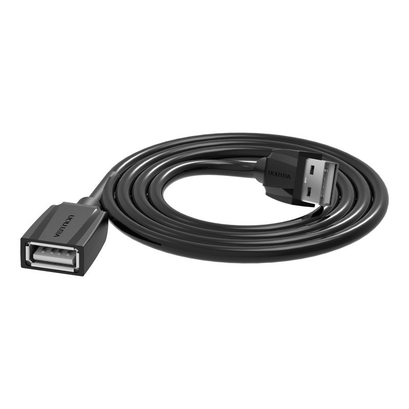 Cáp USB 2.0 nối dài 1.5m Vention VAS-A44-B150 Black