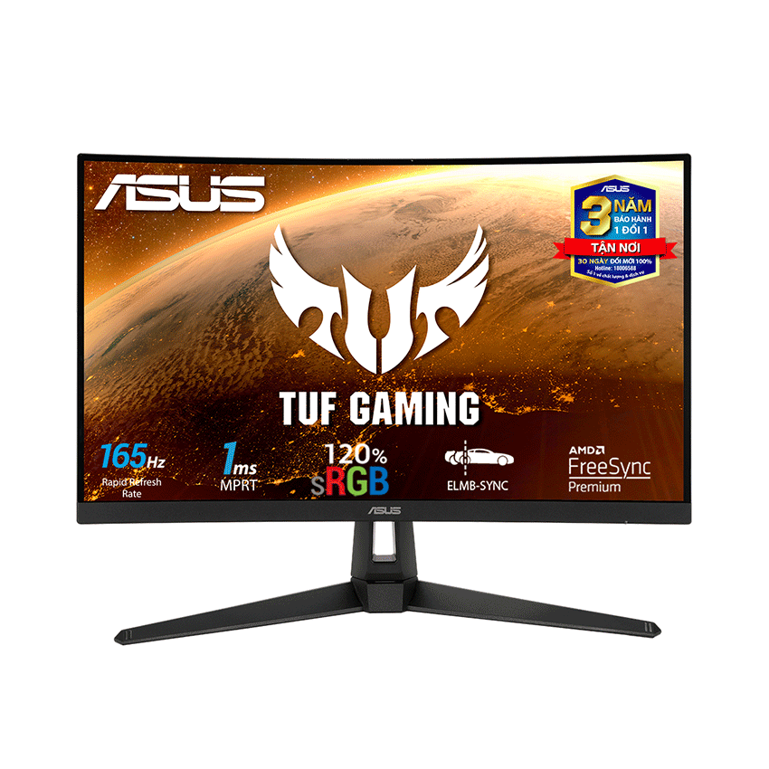 Màn hình Gaming Asus TUF VG27VH1B (27 inch/FHD/VA/165Hz/1ms/Loa/Cong)