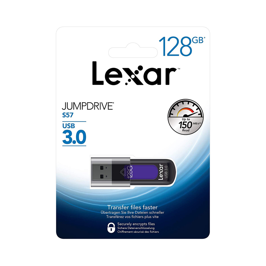 USB 128GB 3.0 Lexar S57 - LJDS57-128ABGN